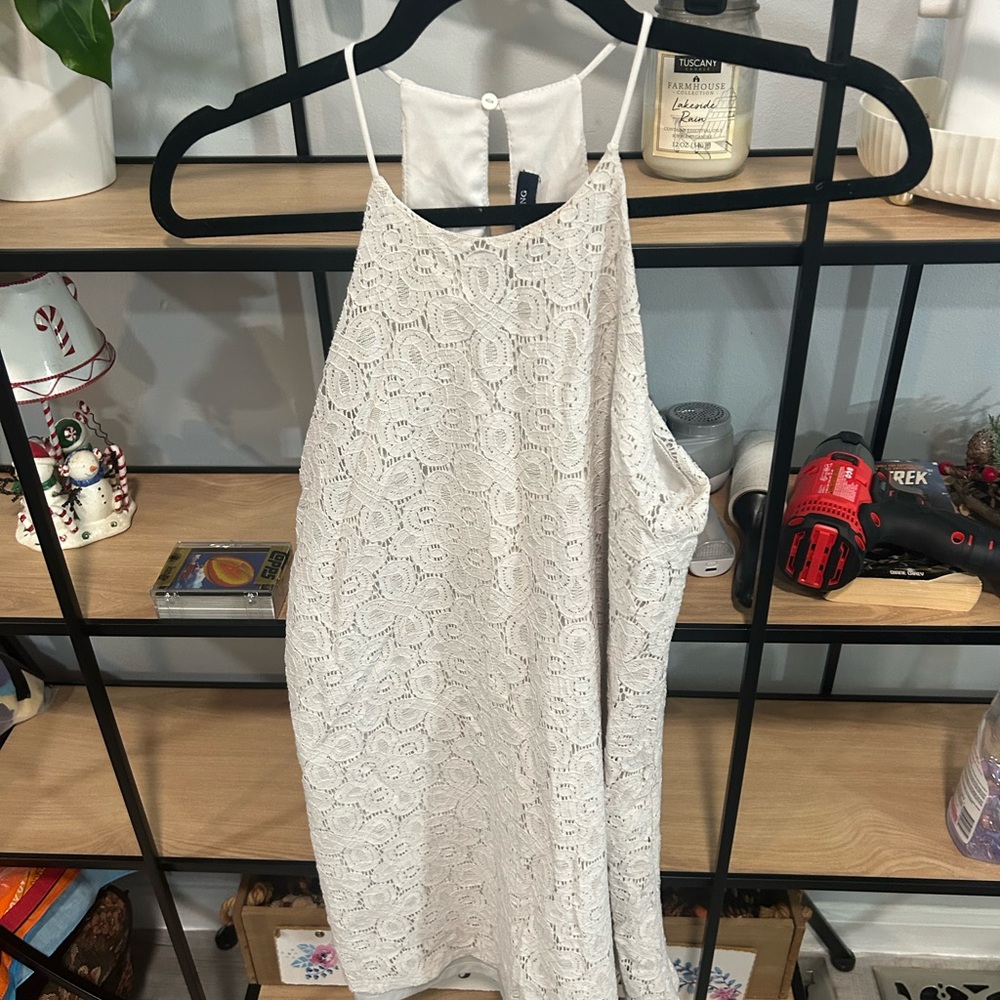 One Clothing White Lace Dress